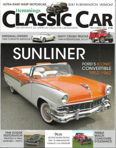 HEMMINGS CLASSIC CAR 2015 DEC - '54 VETTE, '48 DODGE RESTO PT II, CADDY V16 LIT